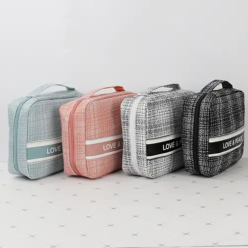 BEARKY New Style Small Fragrance Personalized Cosmetic Bags Square Travel Portable Nice Makeup Bags